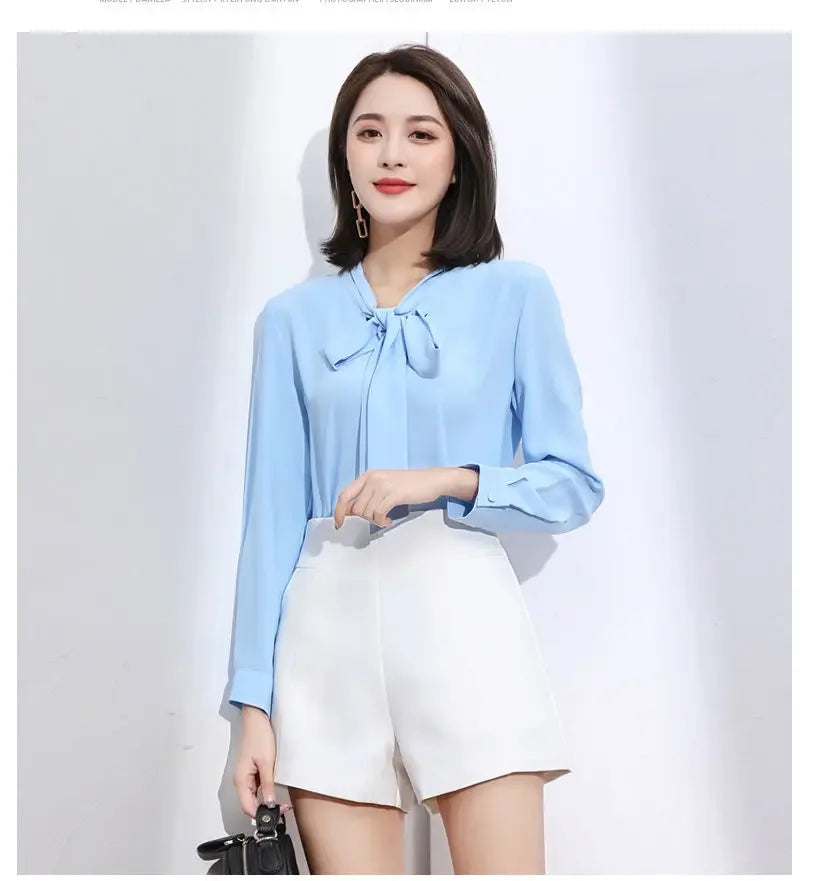 Women's Clothing Black Dress Shorts Summer High Waist A-Line Chiffon Wide Leg Slim Fit Korean Style Office Casual